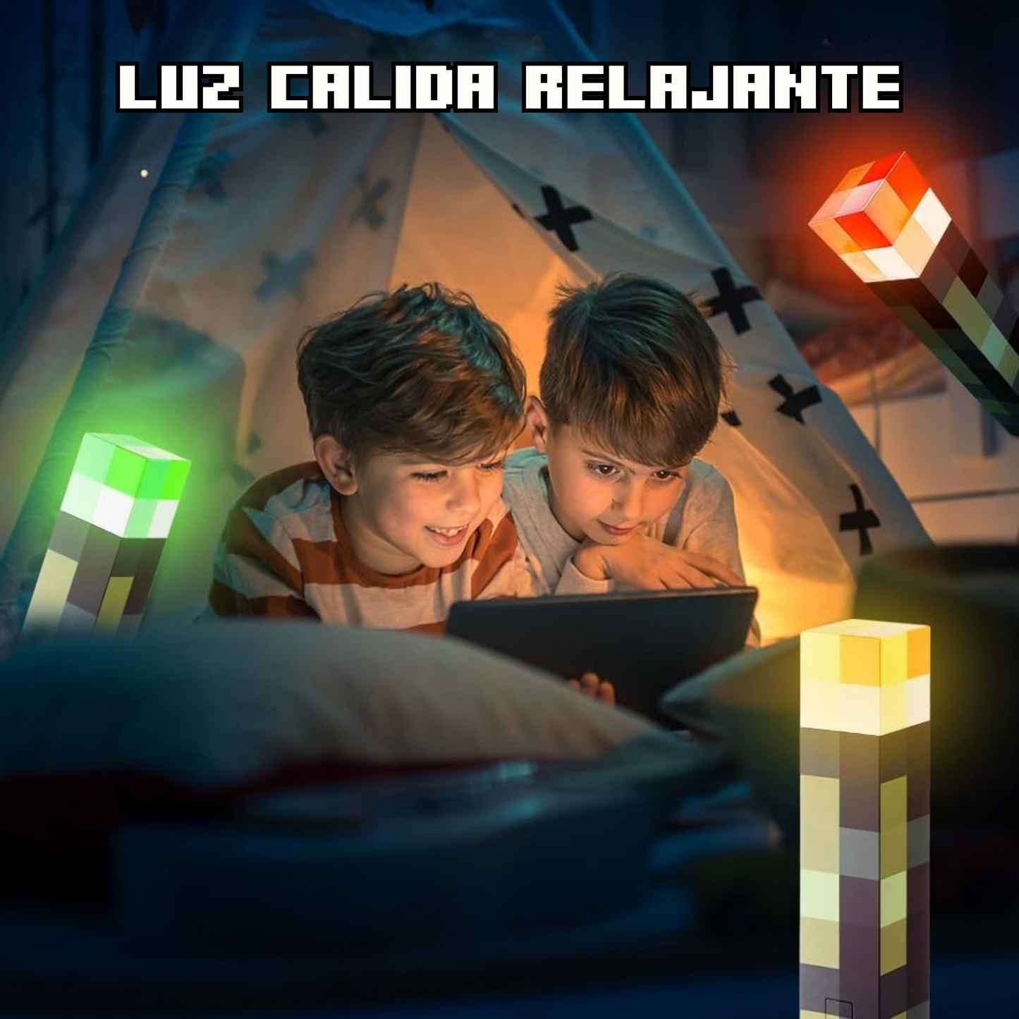 Lámpara Antorcha Mesa/Pared